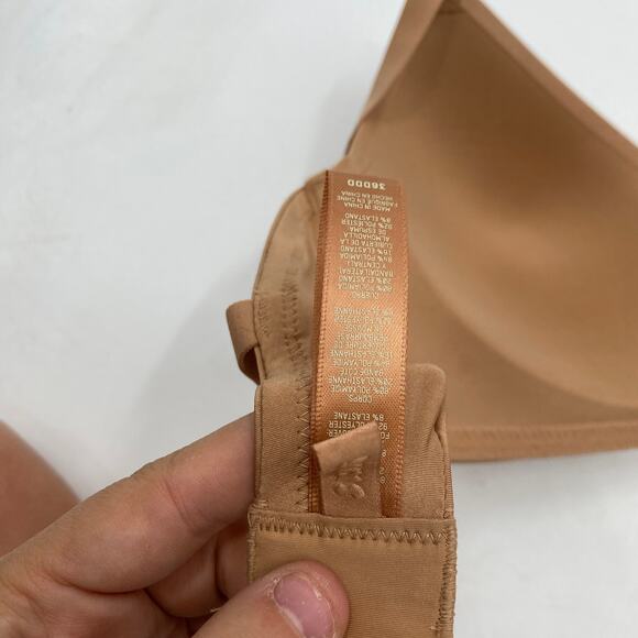 Skims Wireless Form T-Shirt Demi Bra Ochre - Picture 5 of 6